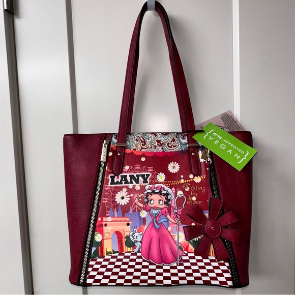 Betty Boop & LANY Parisian Themed Tote Bag – Limited Edition NWT Hard to Find - Picture 13 of 15